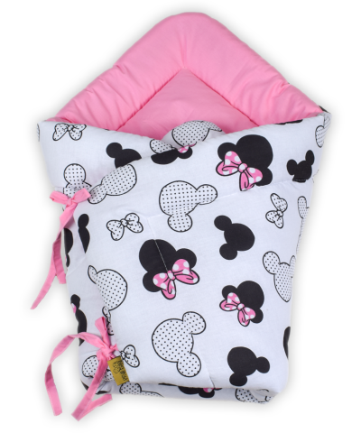 Jastuk za bebe - mickey, roza - vezanje